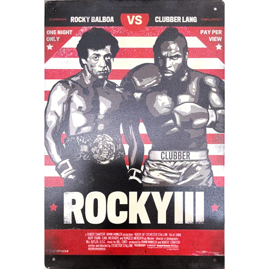 Rocky 3 Tin Poster (20x30cm)