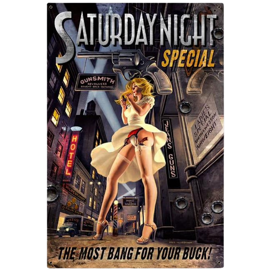 Saturday Night Special Tin Poster (20cm x 30cm)