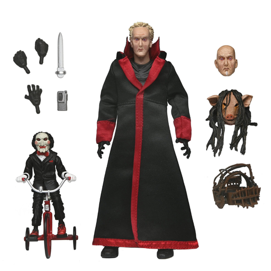 NECA (Saw) Ultimate Jigsaw Killer with Black Robe Action Figure 7 Inch