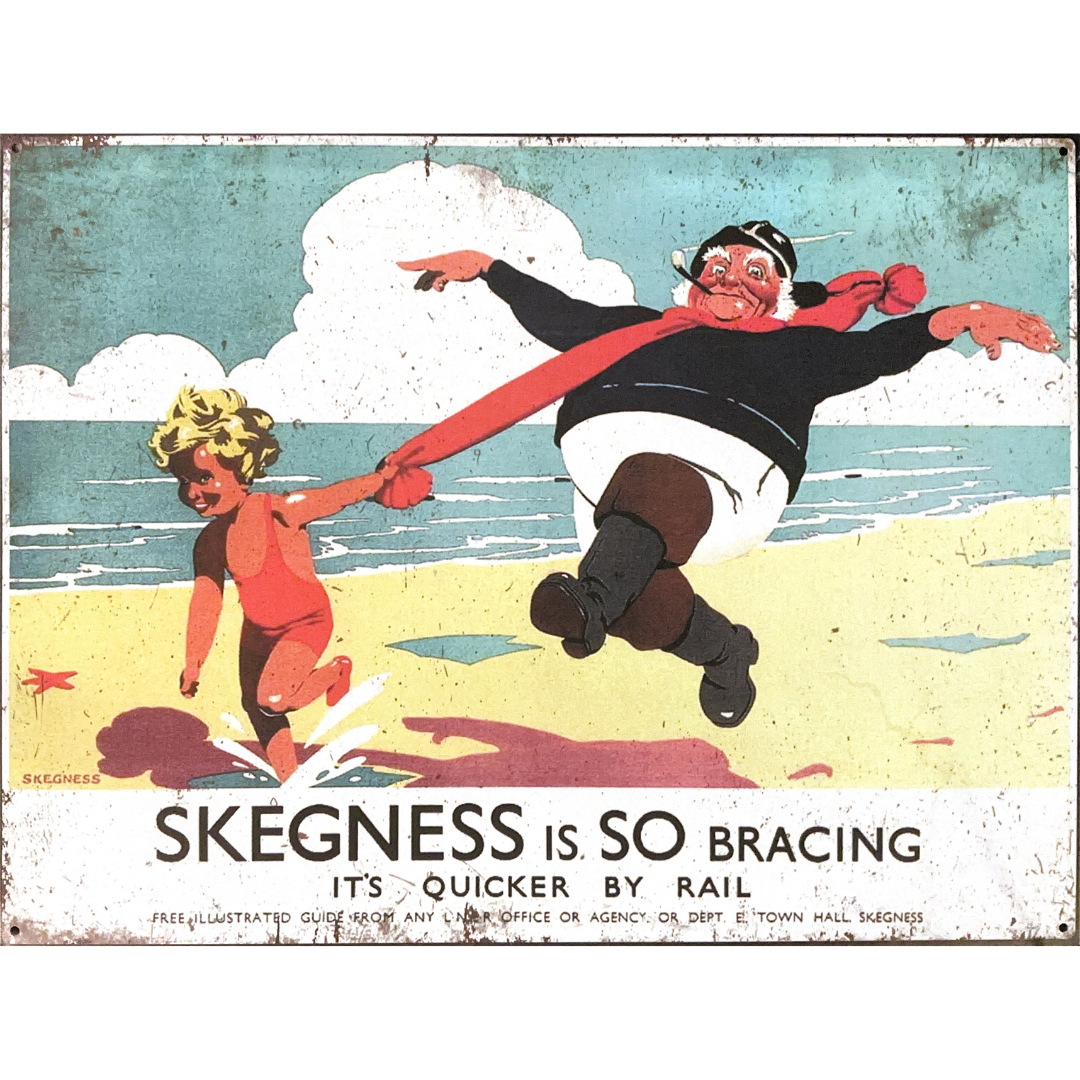 Skegness is So Bracing Tin Poster (30x40cm)