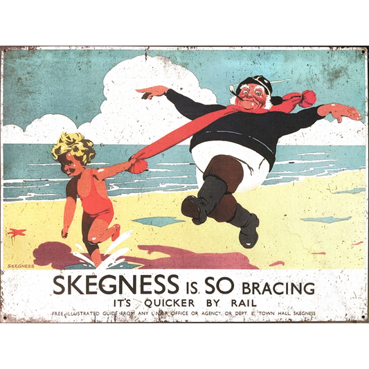 Skegness is So Bracing Tin Poster (30x40cm)
