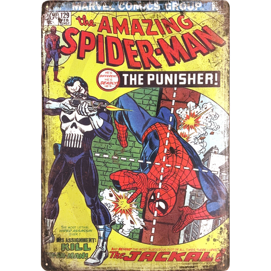 Amazing Spider-Man Comic #129 Tin Poster (30x40cm)