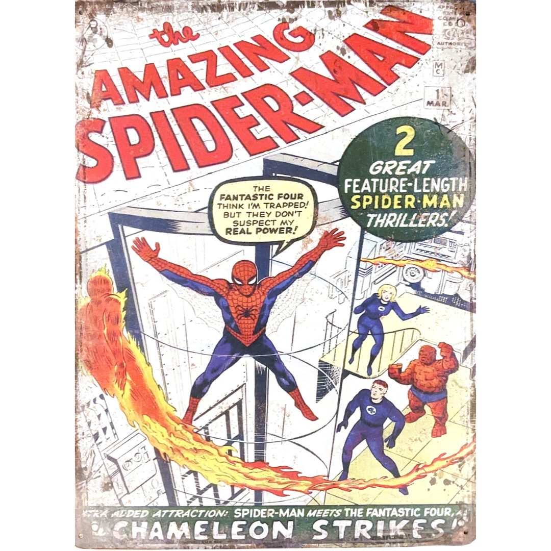 Amazing Spider-Man Comic #1 Tin Poster (30x40cm)