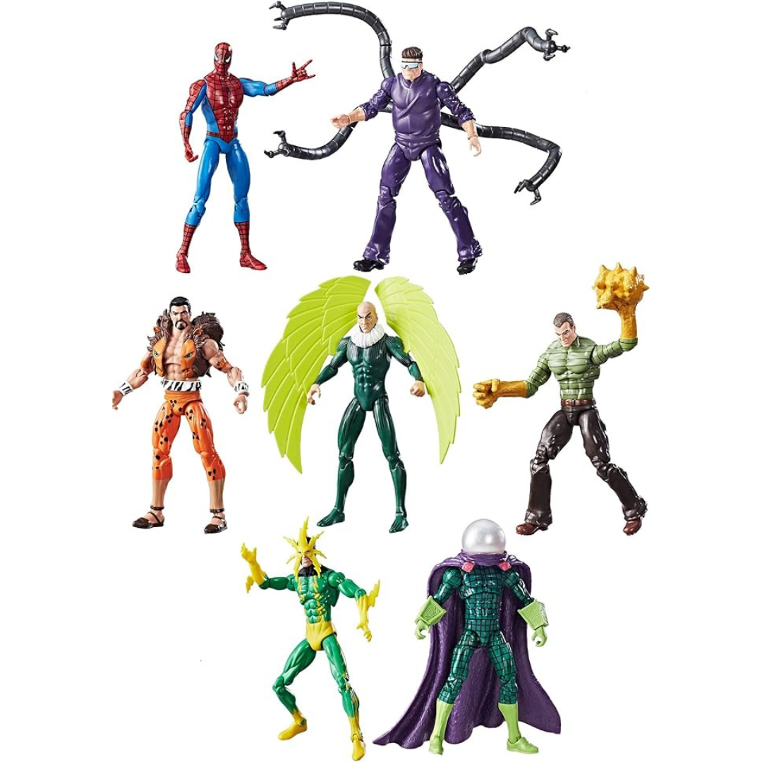 Hasbro Marvel Legends Spider-Man vs. The Sinister Six Action Figure 7-Pack