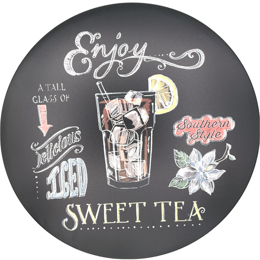 Sweet Tea Round Tin Poster