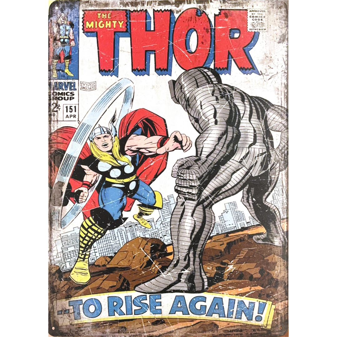 Thor Comic Tin Poster