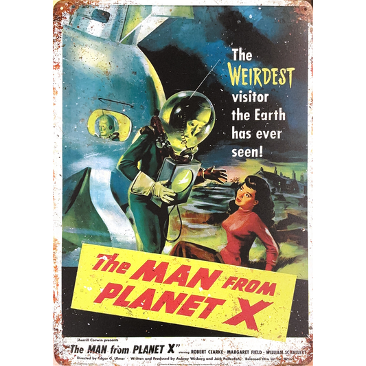 The Man from Planet X 1951 Film Tin Poster (30x40cm)