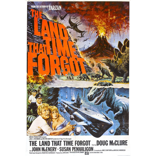 The Land That Time Forgot Tin Metal Poster (40cm x 30cm)