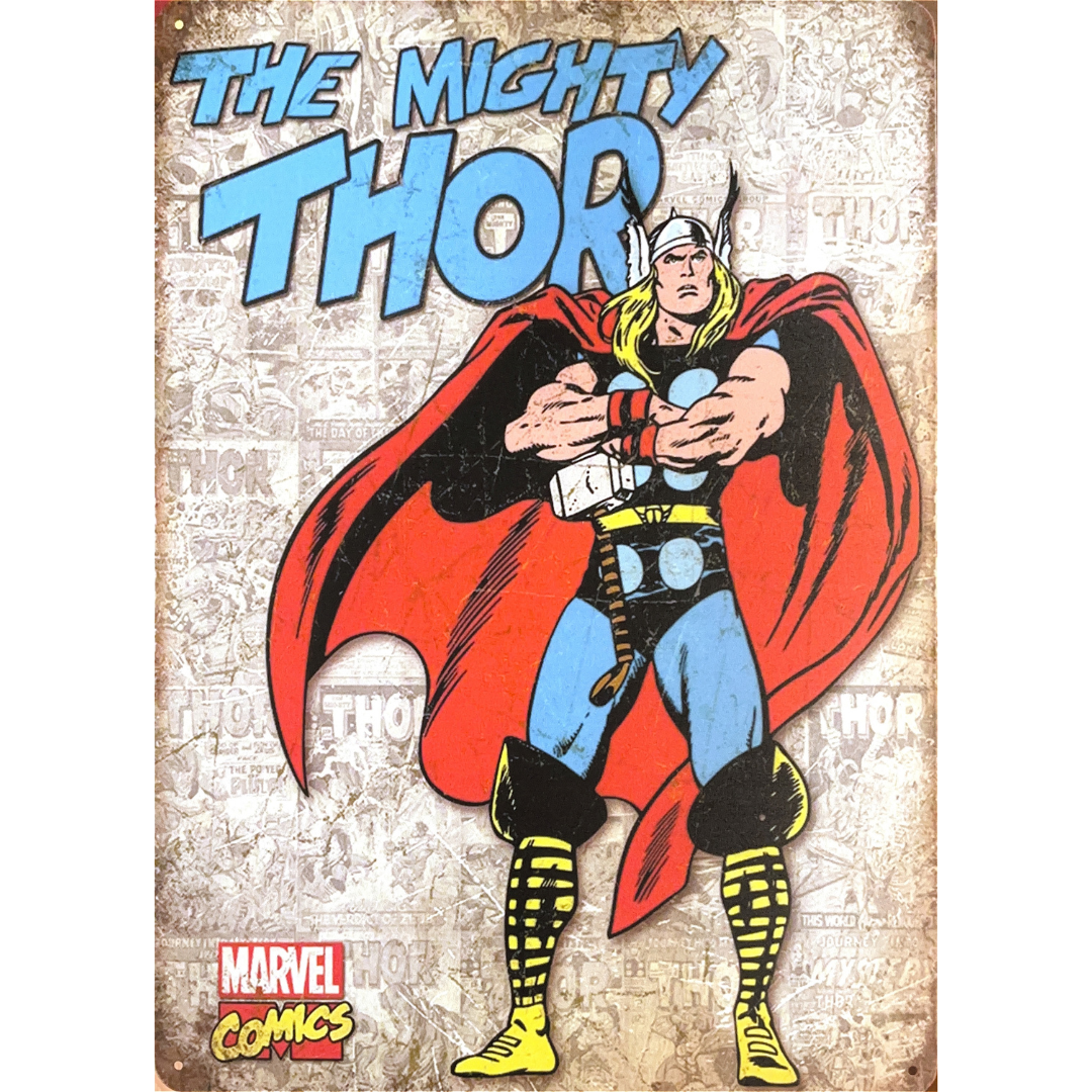 Thor Comic Tin Poster