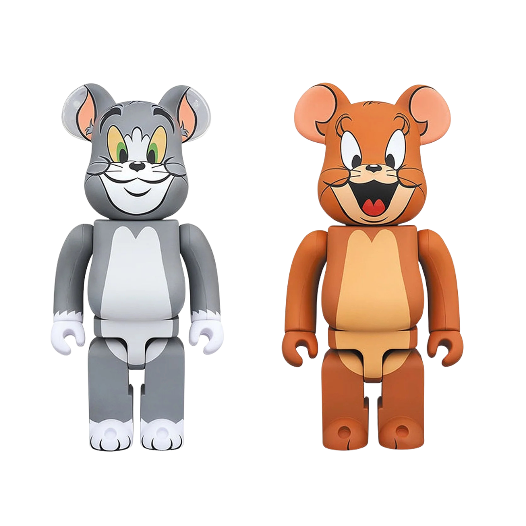 MediCom Toy Bearbrick Tom and Jerry 2 Pack Set (2.8 in)
