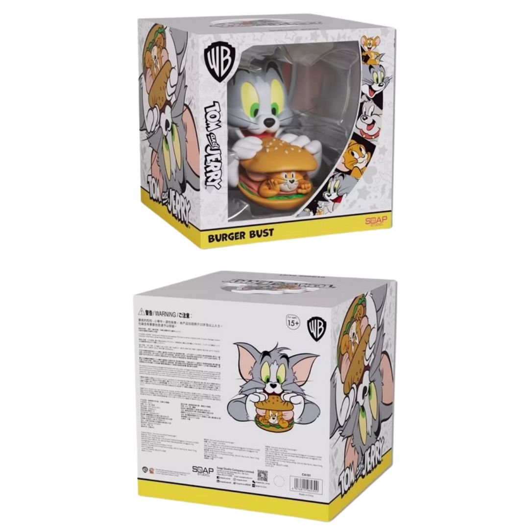 Soap Studio Tom and Jerry Burger Bust 19.5cm Figure
