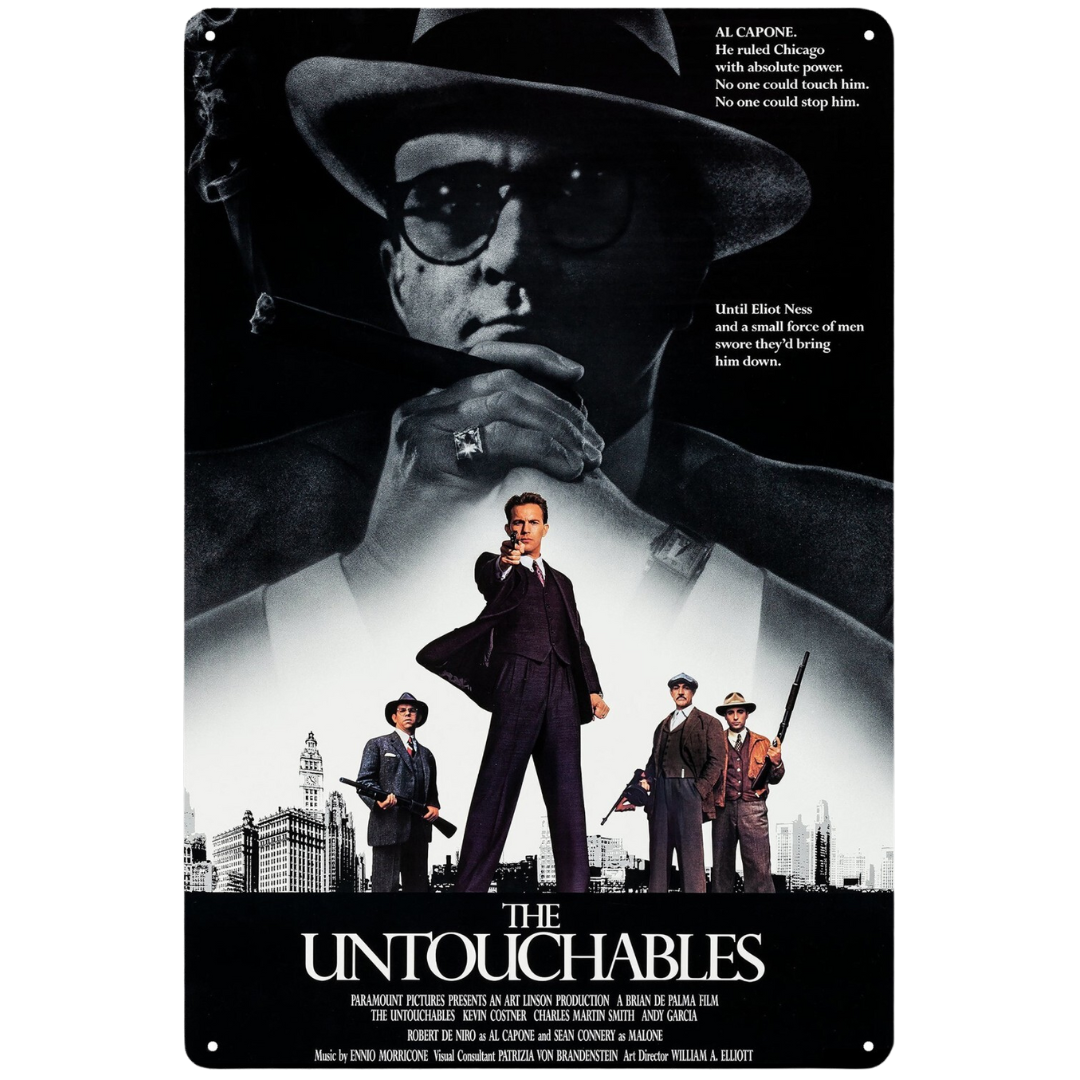 The Untouchables Tin Metal Poster￼ (30cm x 40cm)