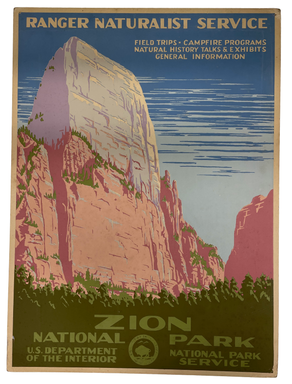 Zion National Park Tin Poster (30cm x 40cm)